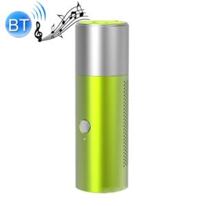 BT201 Small Steel Gun Flashlight Bluetooth Speaker Outdoor Waterproof Metal Small Speaker(Green) (OEM)