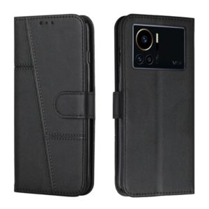 For Infinix Note 12 VIP Stitching Calf Texture Buckle Leather Phone Case(Black) (OEM)