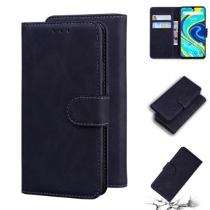 For UMIDIGI A7 Pro Skin Feel Pure Color Flip Leather Phone Case(Black) (OEM)
