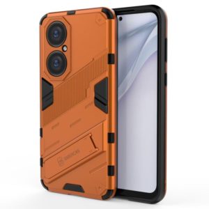 For Huawei P50 Punk Armor 2 in 1 PC + TPU Shockproof Case with Invisible Holder(Orange) (OEM)