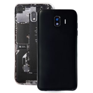 For Galaxy J4, J400F/DS, J400G/DS Back Cover + Middle Frame Bezel Plate (Black) (OEM)