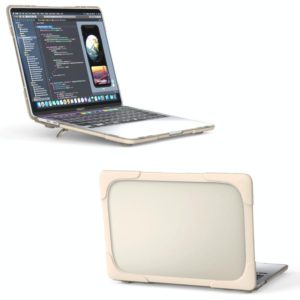 For MacBook Pro 13 inch 2022 & A2289 / A2251 / A2338 2020 PC + TPU Two Colors Laptop Protective Case(Gold) (OEM)