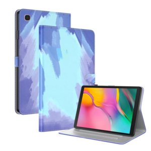 For Samsung Galaxy Tab A 10.1 2019 T515 / T510 Voltage Watercolor Pattern Skin Feel Magnetic Horizontal Flip PU Leather Case with Holder & Card Slots & Photo Frame(Winter Snow) (OEM)