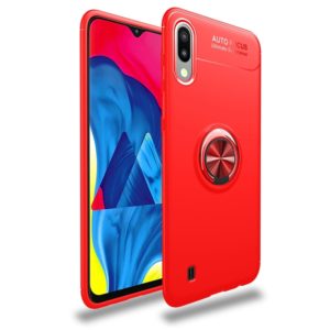 Lenuo Shockproof TPU Case for Galaxy M10, with Invisible Holder (Red) (lenuo) (OEM)