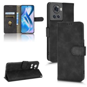 For OnePlus Ace Skin Feel Magnetic Flip Leather Phone Case(Black) (OEM)