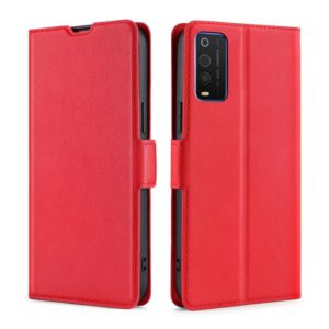 For TCL 205 Ultra-thin Voltage Side Buckle PU + TPU Leather Phone Case(Red) (OEM)