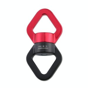 Anti-knot Rock Climbing Caster Fixed Connector Downhill Retarder(Red Black) (OEM)