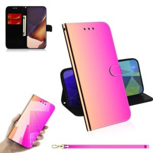 For Samsung Galaxy Note20 Ultra Imitated Mirror Surface Horizontal Flip Leather Case with Holder & Card Slots & Wallet & Lanyard(Gradient Color) (OEM)