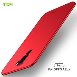 For OPPO A11x MOFI Frosted PC Ultra-thin Hard Case(Red) (MOFI) (OEM)