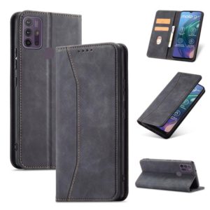 For Motorola Moto G10 / G20 Magnetic Dual-fold Leather Phone Case(Black) (OEM)