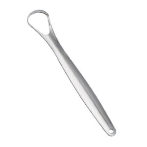 Oral Cleaning Stainless Steel Tongue Scraper, Specification:14.6 × 2.4 cm (OEM)