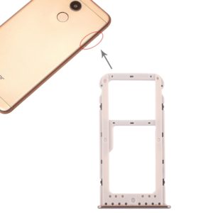 SIM Card Tray + SIM Card Tray / Micro SD Card Tray for Huawei Honor V9 Play (Gold) (OEM)