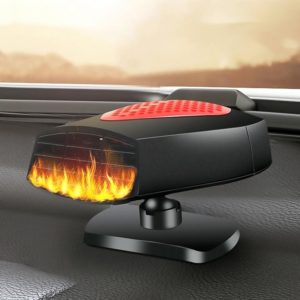 Car Portable Heater Hot Cool Fan Windscreen Window Demister Defroster DC 12V (Red) (OEM)