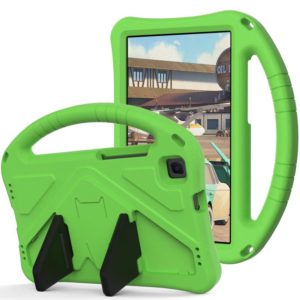 For Samsung Galaxy Tab A 8.0 (2019) T290 / T295 EVA Flat Anti Falling Protective Case Shell with Holder(Green) (OEM)