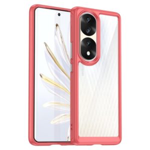 For Honor 70 Pro+ 5G Colorful Series Acrylic + TPU Phone Case(Red) (OEM)