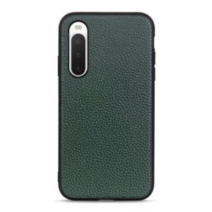 For Sony Xperia 10 IV Litchi Texture Leather Shockproof Phone Case(Green) (OEM)