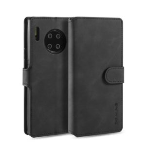 For Huawei Mate 30 Pro DG.MING Retro Oil Side Horizontal Flip Case with Holder & Card Slots & Wallet(Black) (DG.MING) (OEM)
