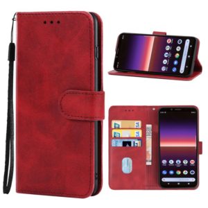 Leather Phone Case For Sony Ericsson Xperia 10 II(Red) (OEM)