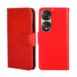 For Honor 70 Pro/70 Pro+ Crystal Texture Leather Phone Case(Red) (OEM)