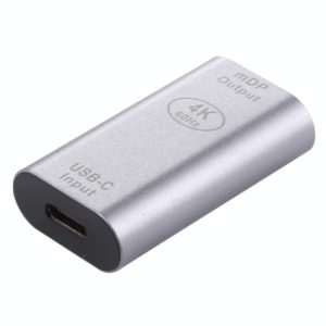 Type-C / USB-C Female to Mini DP Female Aluminium Alloy Adapter (Silver) (OEM)