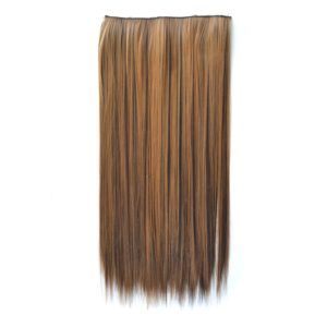 27H4# One-piece Seamless Five-clip Wig Long Straight Wig Piece (OEM)