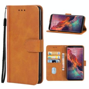 Leather Phone Case For UMIDIGI S2 Lite(Brown) (OEM)