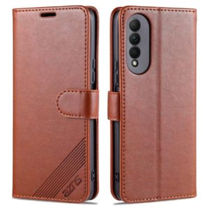 For Honor X20 SE AZNS Sheepskin Texture Horizontal Flip Leather Case with Holder & Card Slots & Wallet(Brown) (AZNS) (OEM)