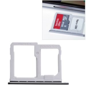 SIM Card Tray + Micro SD Card Tray for LG Q6 / M700 / M700N / G6 Mini(Black) (OEM)