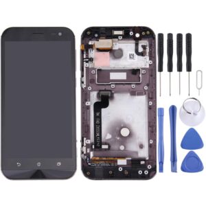 OEM LCD Screen for ASUS ZenFone Zoom 5.5 inch / ZX551ML Digitizer Full Assembly with Frame（Black) (OEM)