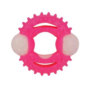 BG-W177 Pet Toys Chew-Resistant Teeth Teeth Cleaning Dog Toys, Color： Pink (OEM)