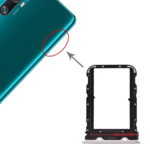 SIM Card Tray + SIM Card Tray for Xiaomi Mi CC9 Pro/Mi Note 10/Mi Note 10 Pro/Mi Note 10 Lite(White) (OEM)