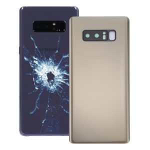 For Galaxy Note 8 Back Cover with Camera Lens Cover (Gold) (OEM)