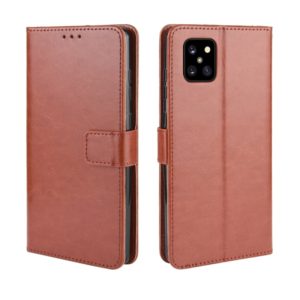 For Galaxy A81/M60S/Note 10 Lite Retro Crazy Horse Texture Horizontal Flip Leather Case with Holder & Card Slots & Photo Frame(Brown) (OEM)
