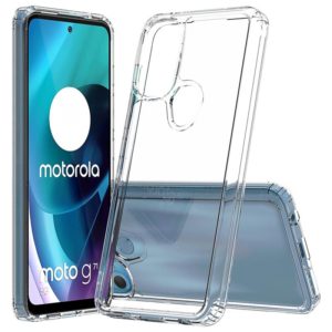 For Motorola Moto G71 5G Shockproof Scratchproof TPU + Acrylic Phone Case(Transparent) (OEM)