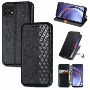For Huawei Maimang 10 SE Cubic Grid Pressed Horizontal Flip Magnetic PU Leather Case with Holder & Card Slots & Wallet(Black) (OEM)