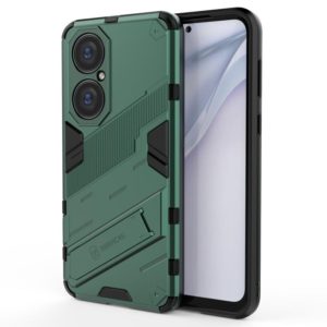 For Huawei P50 Punk Armor 2 in 1 PC + TPU Shockproof Case with Invisible Holder(Green) (OEM)