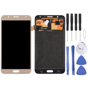 LCD Screen and Digitizer Full Assembly (OLED Material ) for Galaxy J7 / J700, J700F, J700F/DS, J700H/DS, J700M, J700M/DS, J700T, J700P(Gold) (OEM)
