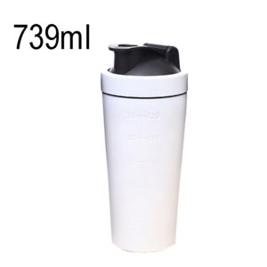 739ml(25oz) Healthy Sports Cup Stainless Steel Protein Powder Classic Shaker Bottle Replacement Milkshake Cup (OEM)