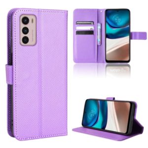 For Motorola Moto G42 Diamond Texture Leather Phone Case(Purple) (OEM)