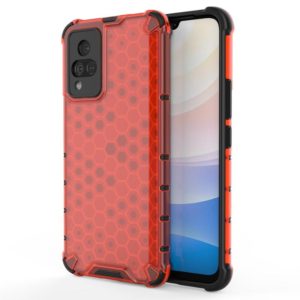 For vivo S9 Shockproof Honeycomb PC + TPU Case(Red) (OEM)