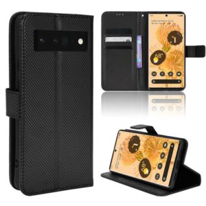 For Google Pixel 6 Pro Diamond Texture Leather Phone Case(Black) (OEM)