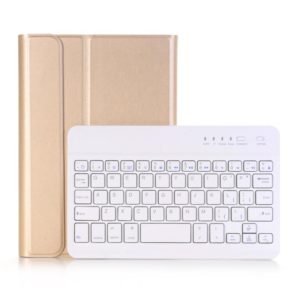A290 For Galaxy Tab A 8.0 T290 / T295 (2019) Detachable Bluetooth Keyboard Leather Tablet Case with Stand Function(Gold) (OEM)
