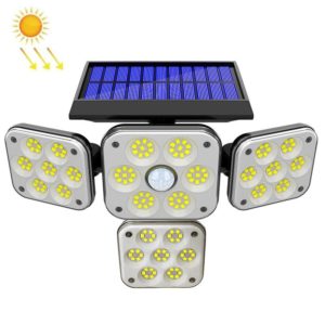 TG-TY051 4-Head Rotatable Solar Wall Light Body Sensor Outdoor Garden Waterproof Corridor Garden Lighting Street Light, Spec: 180 LED (OEM)