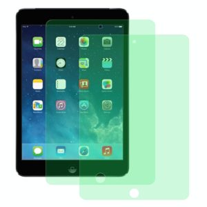 For iPad Mini 3 & 2 2 PCS 9H 2.5D Eye Protection Green Light Explosion-proof Tempered Glass Film (OEM)