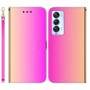For Tecno Camon 18 Premier Imitated Mirror Surface Horizontal Flip Leather Phone Case(Gradient Color) (OEM)
