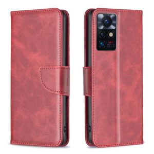 For Infinix Zero X Neo Lambskin Texture Leather Phone Case(Red) (OEM)