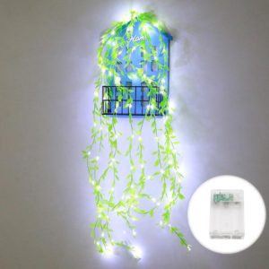 100 LEDs Simulation Planting Copper Wire Decorative Light, Spec: Battery Box(White Light) (OEM)
