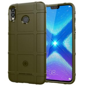 Shockproof Protector Cover Full Coverage Silicone Case for Huawei Honor 8X (Army Green) (OEM)