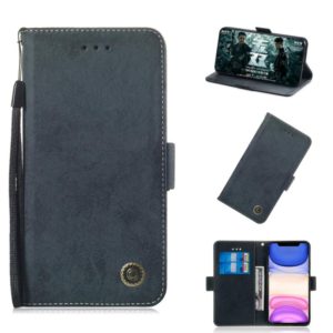 For iPhone 11 Retro Horizontal Flip Leather Case with Card Slot & Holder(Black) (OEM)