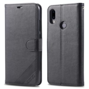For Xiaomi Redmi Note 7 AZNS Sheepskin Texture Horizontal Flip Leather Case with Holder & Card Slots & Wallet(Black) (AZNS) (OEM)